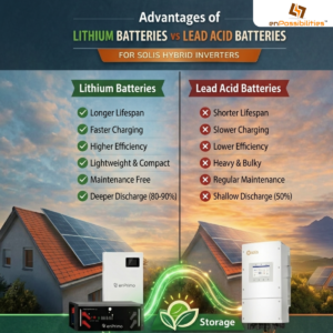 Lithium vs Lead-Acid Batteries for Solis Inverters
