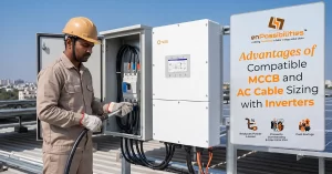 Advantages of Compatible MCCB and AC Cable Sizing with Inverters