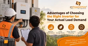 Advantages of Choosing the Right Inverter for Your Actual Load Demand