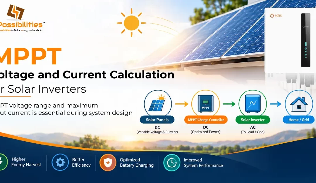 MPPT Voltage and Current Calculation for Solar Inverters